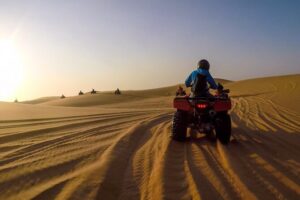 2hr COMBO - 1hr Lie-down Sandboarding and 1hr Quad Bike ride - The Lie-Down Sandboarding Hour: Fast Learning, Big Dune Fun