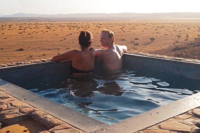 3-Day Scenic Sossusvlei Adventure in Namibia from Swakopmund - Moon Mountain camp and pool time: luxury that actually earns its place