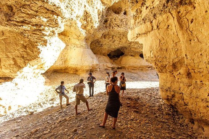 3 Day Sossusvlei Budget Camping Safari - Sesriem Canyon in late afternoon: a rare water moment