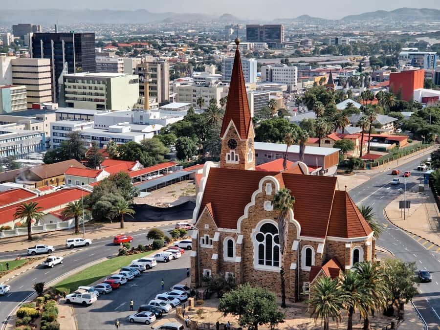 City Tour of Windhoek Namibia - City center walking: Independence Avenue, shops, and local rhythm