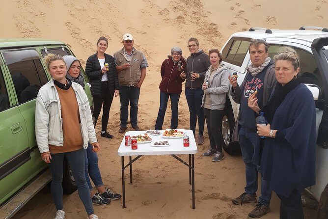 Exhilarating Sandwich Harbour 4x4: Guided Self drive experience - Lunch and Downtime: Fueling Up for the Next Round of Dunes