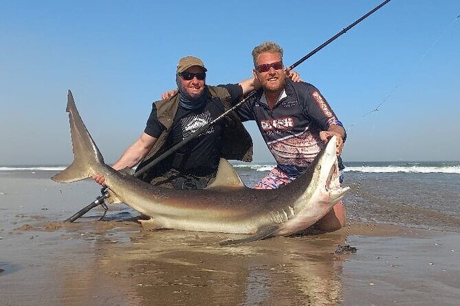 Fishing Trip and Shore Angling in the Namibian Coastline - The Fishing Window: Fighting Bronzwhaler Sharks Without Losing the Day