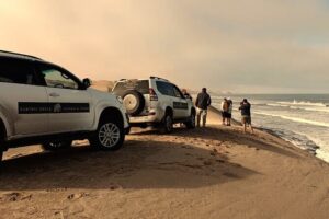Sandwich Harbour 4x4 Guided Tour - Unforgettable Adventure - Flamingo lagoon: where the birds do the talking