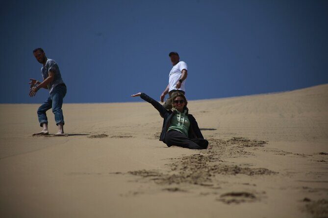Sandwich Harbour 4x4 Guided Tour - Unforgettable Adventure - Walvis Bay Esplanade: a scenic drive with salt-work colors and selfie moments