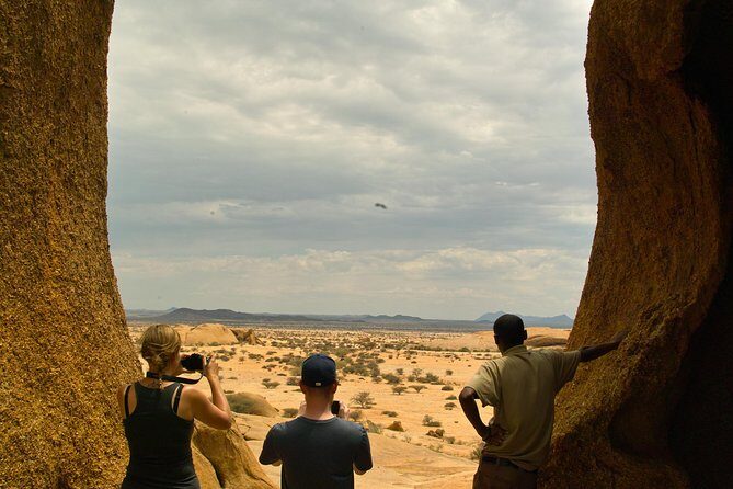 Spitzkoppe Guided Tour from Swakopmund or Walvis Bay - What comes included: national park fees, snacks, champagne, and a real guide