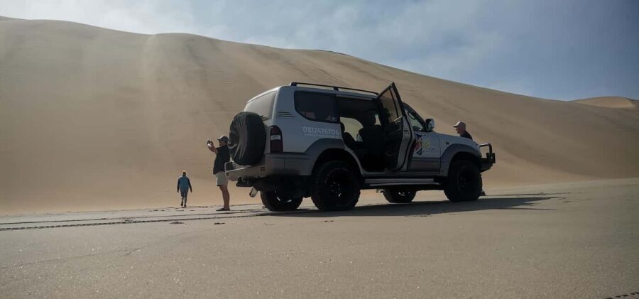 swakopmund city tour dune 7 pink lake pink flamingos - Dune 7 With Park Permit: Why This Stop Feels Like the Core Highlight