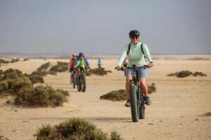 Swakopmund: "UP CLOSE" Living Desert E-FatBike Tour - E-fatbike comfort: what makes dunes doable