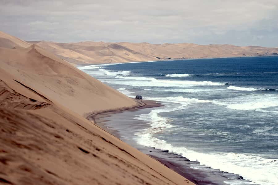 Walvis Bay: 4x4 Desert Excursion to Sandwich Harbour Bay - Beach access to Sandwich Harbour: what tides change (and what you still get)