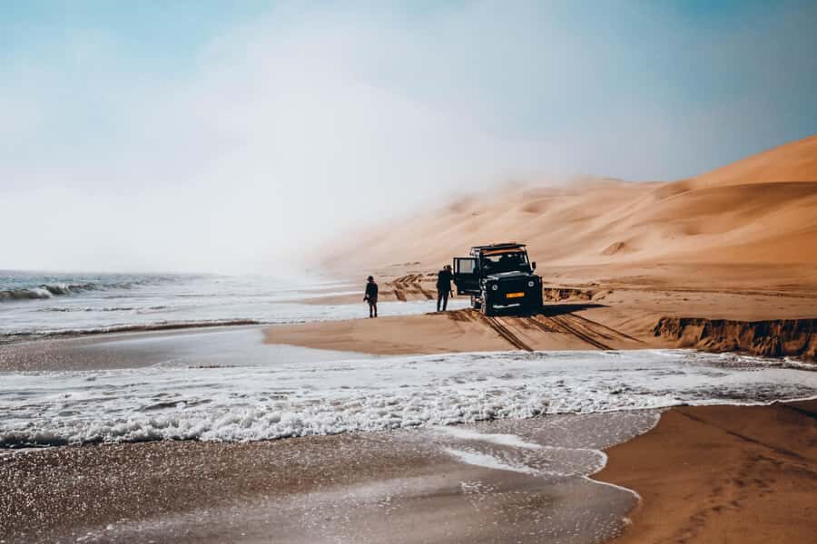 Walvis Bay: Dolphin Cruise, Pink Lakes and 4x4 Dune Drive - The 4x4 dune drive: Sandwich Harbour’s UNESCO-scale drama