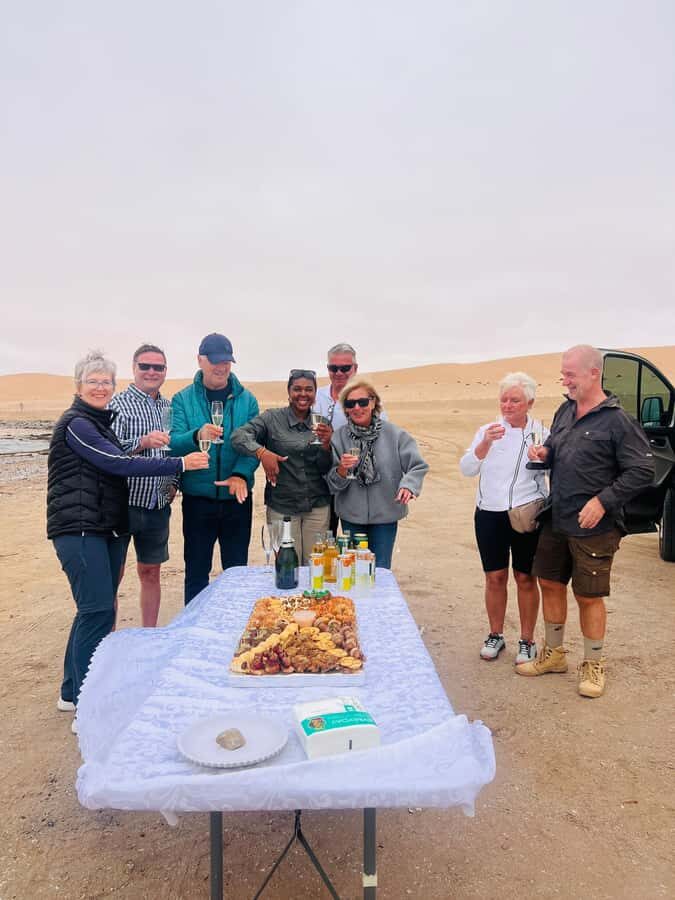 Walvis Bay: Half-Day Tour with Dune 7 and Pink Lake - Pink Lake: Reading the Color on a Salt Pan