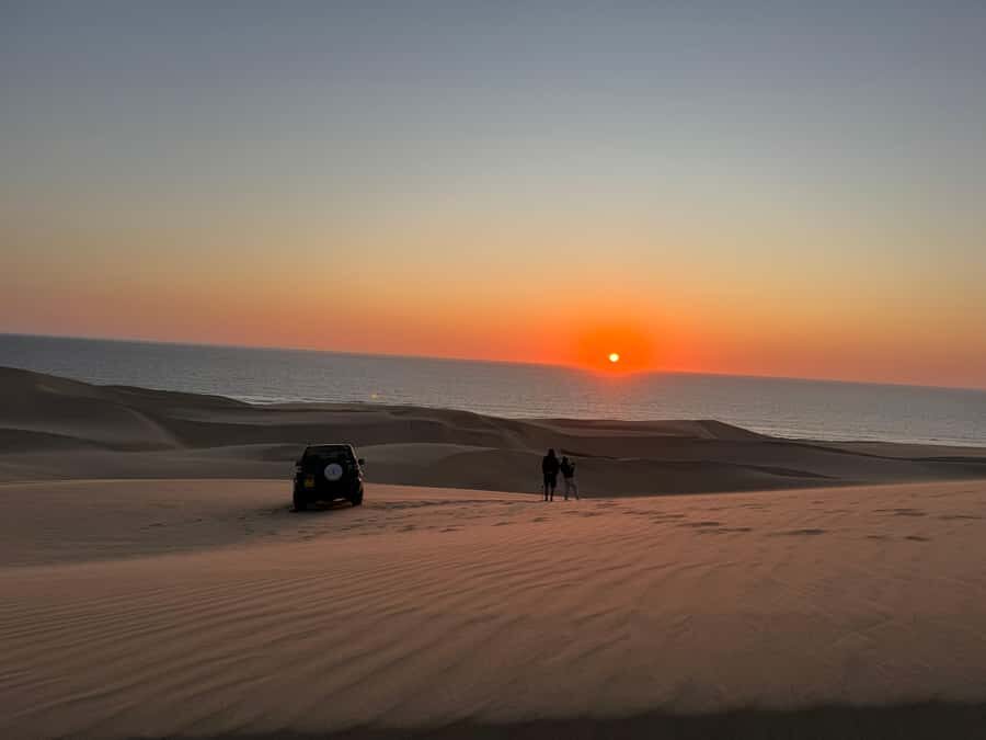 Walvisbay: Sandwich Harbour SUNSET Tour-End It Beautifully - Walvis Bay to Sandwich Harbour at golden hour